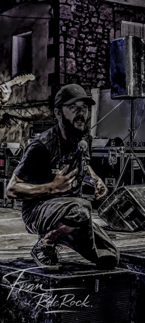 Martín Romero, músico de Bocanada